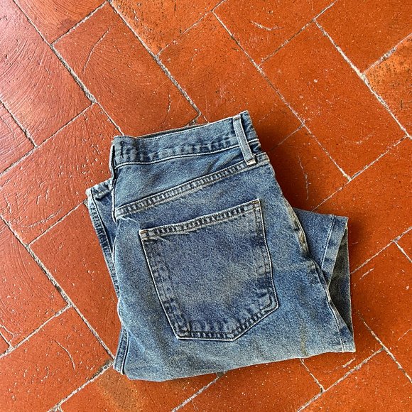 AGOLDE Jeans Fen High Rise Relaxed Tapered Jean in Highway Size 27 - Picture 4 of 7